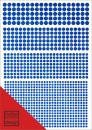 Bügelpailletten 3-6mm in Hologramm Blau gesamt 1011 Stück